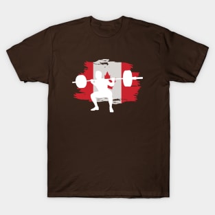 Canadian Squats - Powerlifting T-Shirt